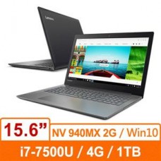Lenovo Ideapad 320 80XL0016TW 15.6吋i7-7500U雙核獨顯Win10筆記型電腦
